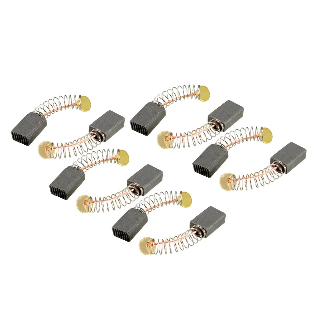 Carbon Brushes for Electric Motors 12mm x 8mm x 5mm Replacement Repair Part Set of 10