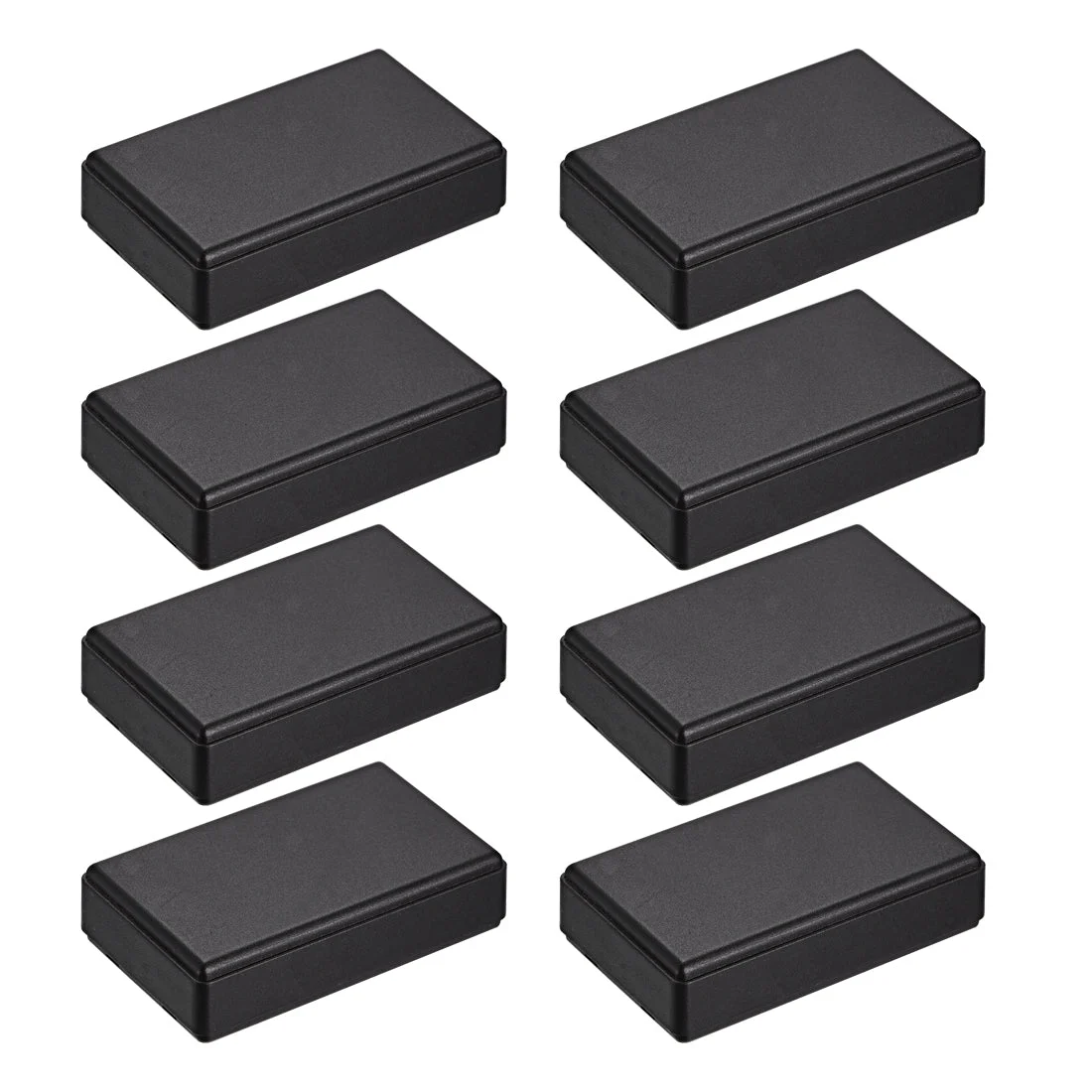 8Pcs 58 x 35 x 15mm Electronical Plastic DIY Junction Box Enclosure Case Black
