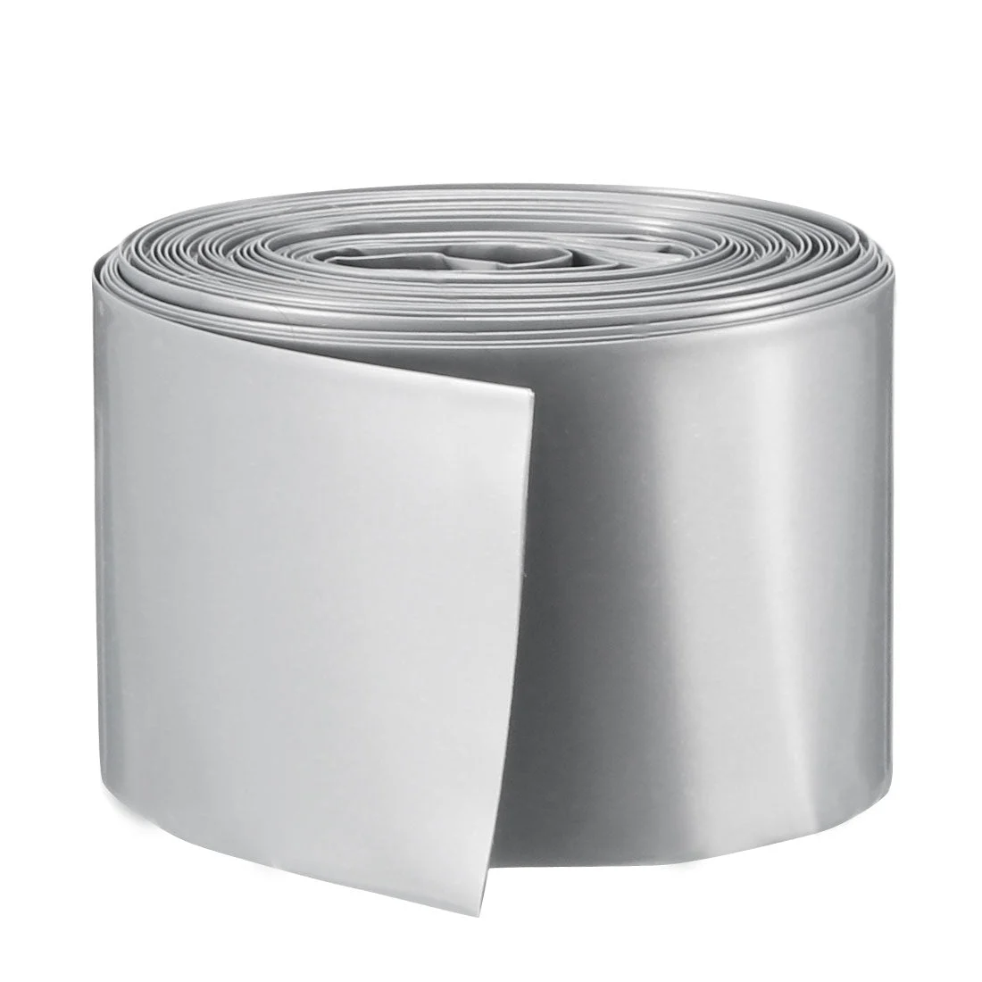 PVC Heat Shrink Tubing 29.5mm Flat Width for 18650 5M Gray