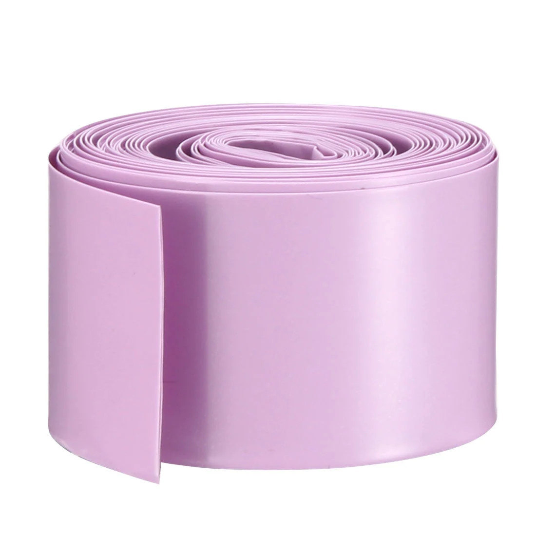 PVC Heat Shrink Tubing 29.5mm Flat Width for 18650 5M Light Purple