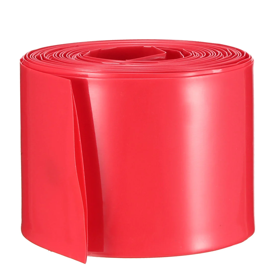 PVC Heat Shrink Pipe 43mm Flat Width for 26650 Shrink Film 5M Red