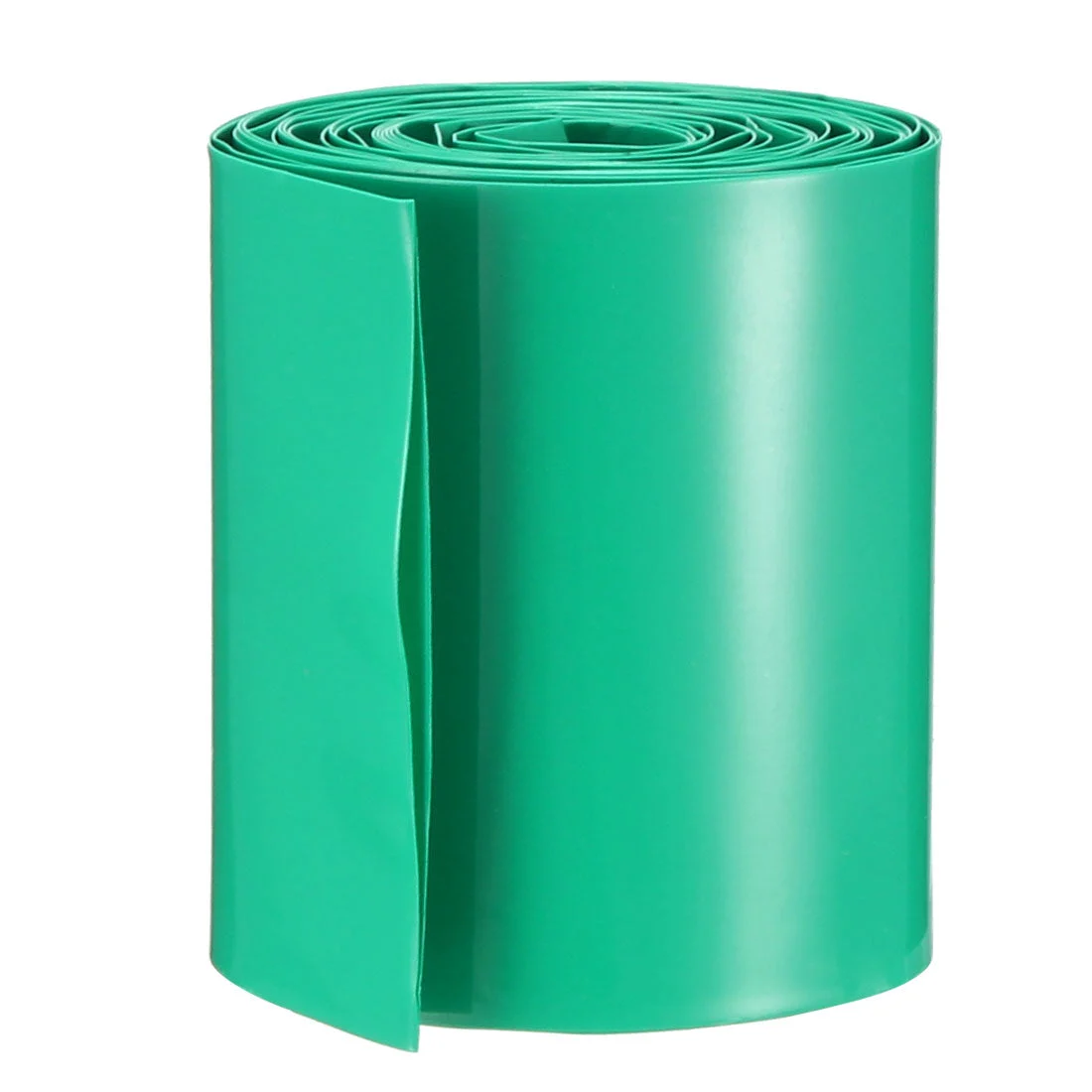 PVC Heat Shrink Tubing Tube 50mm Flat Width for 18650 2M Green