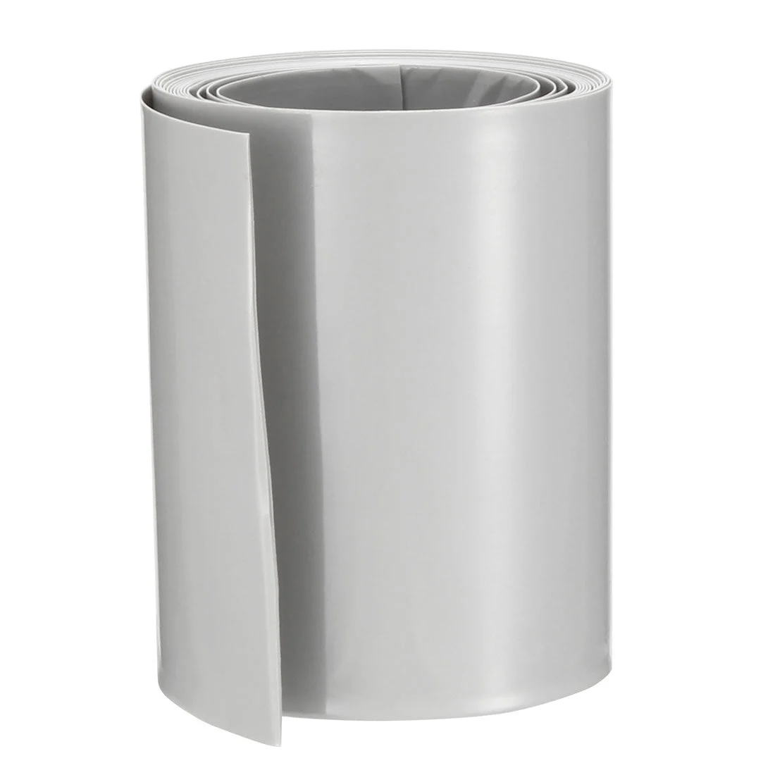 PVC Heat Shrink Tubing Tube 65mm Flat Width for AA Shrink Film 2M Gray