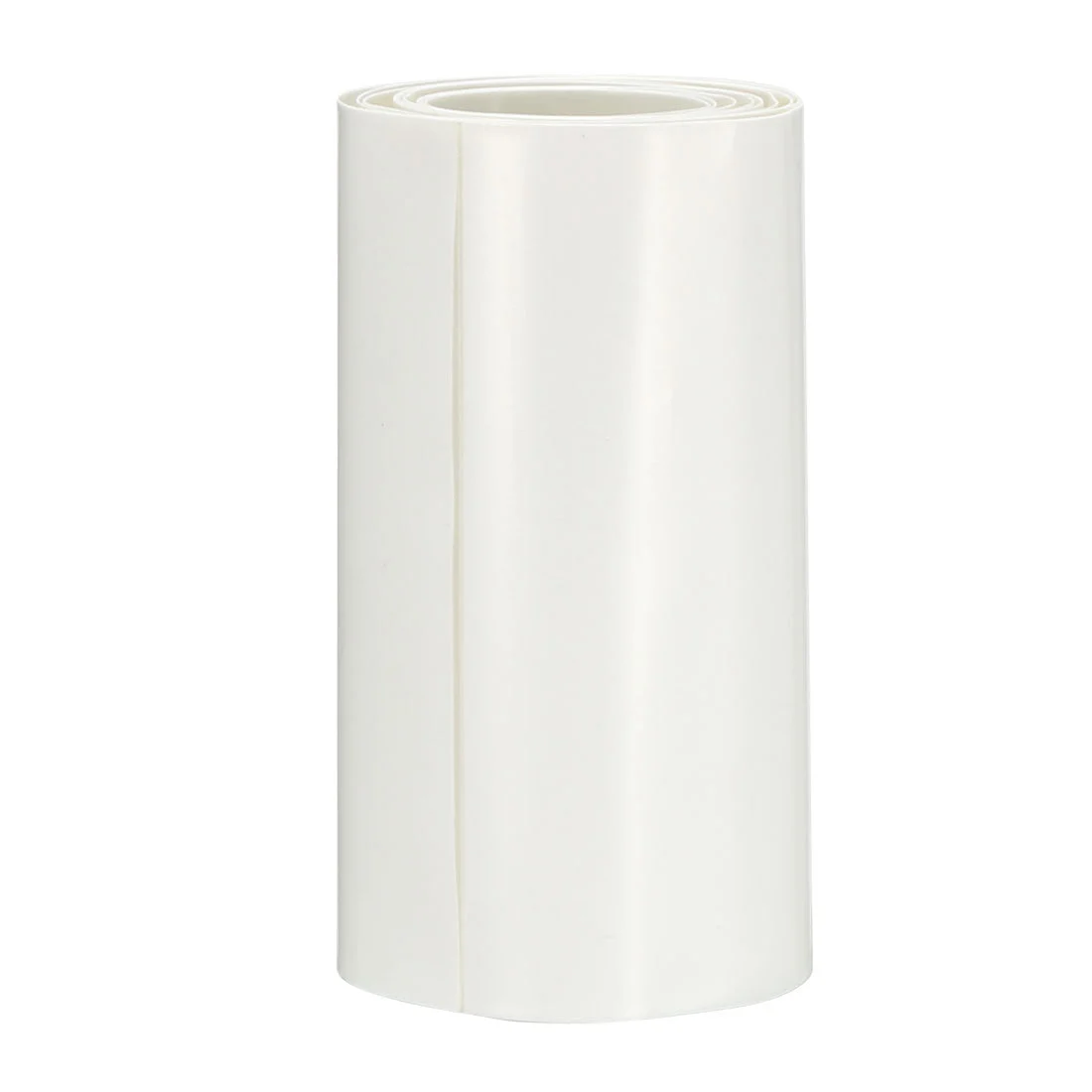PVC Heat Shrink Tubing 85mm Flat Width for 18650 1M White