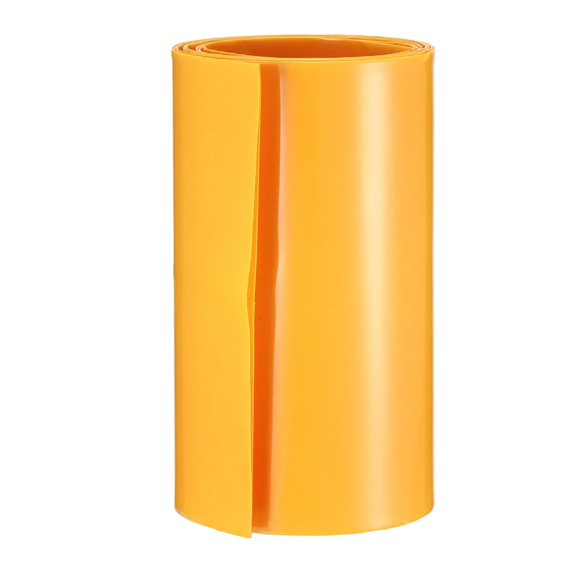 PVC Heat Shrink Tubing 85mm Flat Width for 18650 1M Yellow