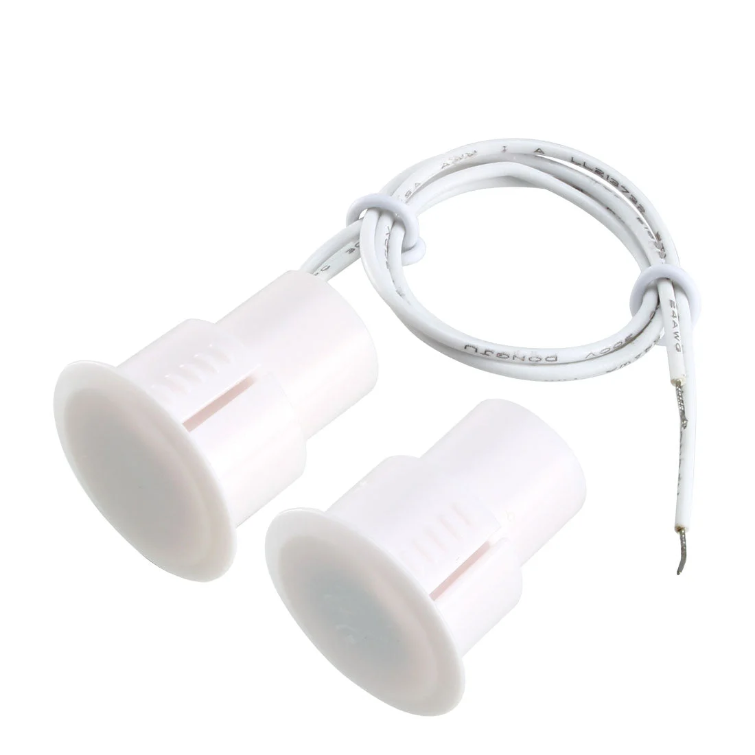 RC-36 NC Recessed Wired Security Window Door Contact Sensor Alarm Magnetic Reed Switch White