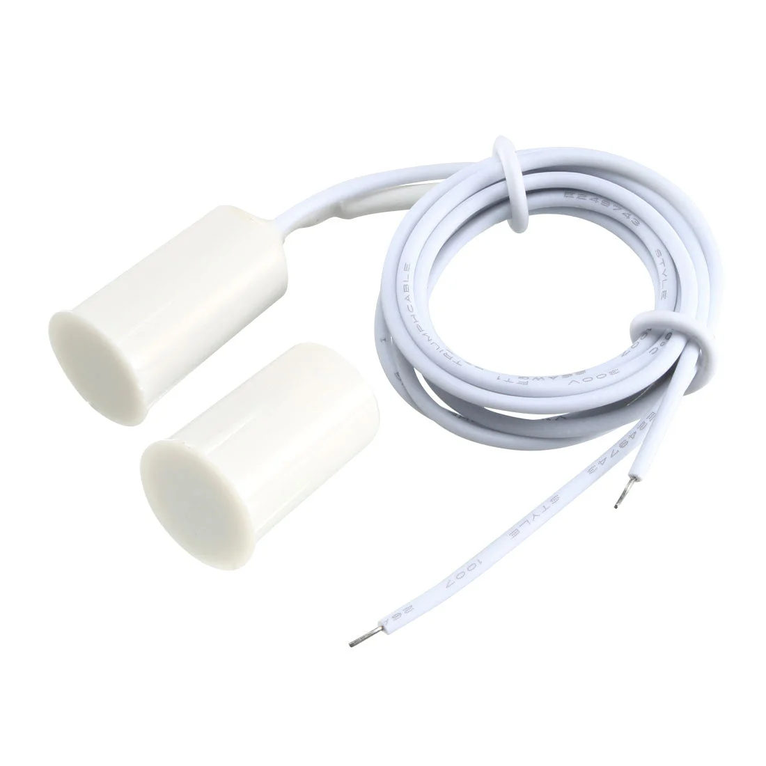 RC33 NO Recessed Wired Door Contact Sensor Alarm Magnetic Reed Switch/White