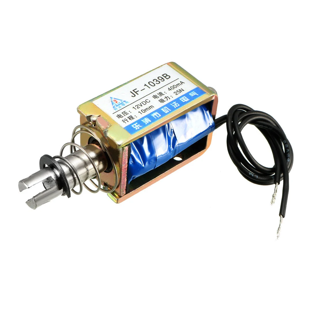 DC 12V 400mA 25N 10mm Push Pull Type Linear Motion Solenoid Electromagnet