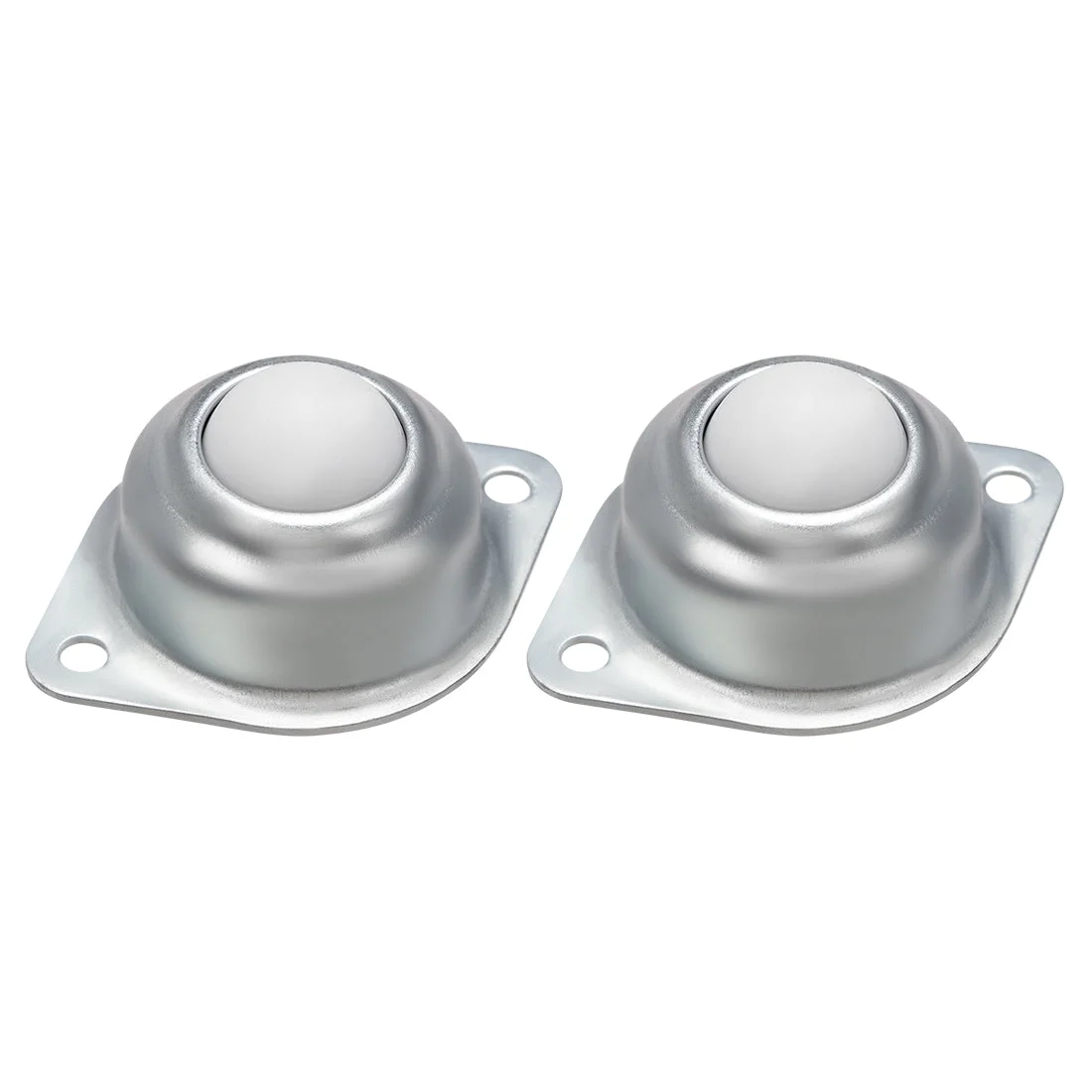Ball Transfer Units CY-25A Flange Mounted 1-inch Nylon Roller Ball Transfer Bearing Casters 66lb Load Capacity 2 Pcs