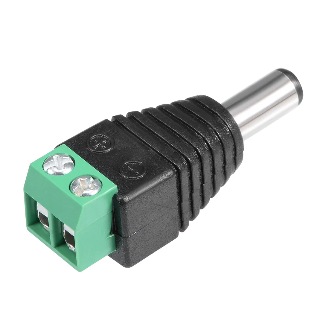 DC Male Connector 5.5x2.1mm Power Jack Adapter 20Pcs for Led Strip CCTV Security Camera Cable Wire Ends