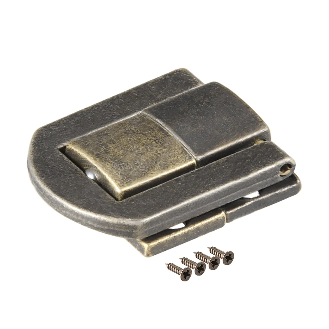 Toggle Latch, 25mm Retro Style Bronze Decorative Hasp Jewelry Wooden Box Catch w Screws 2 pcs