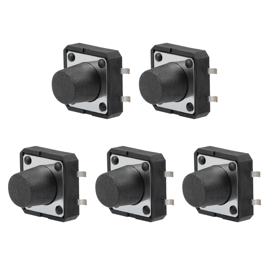 12x12x9mm Size Panel Mini/Micro/Small PCB Momentary Tactile Tact Push Button Switch DIP 5PCS