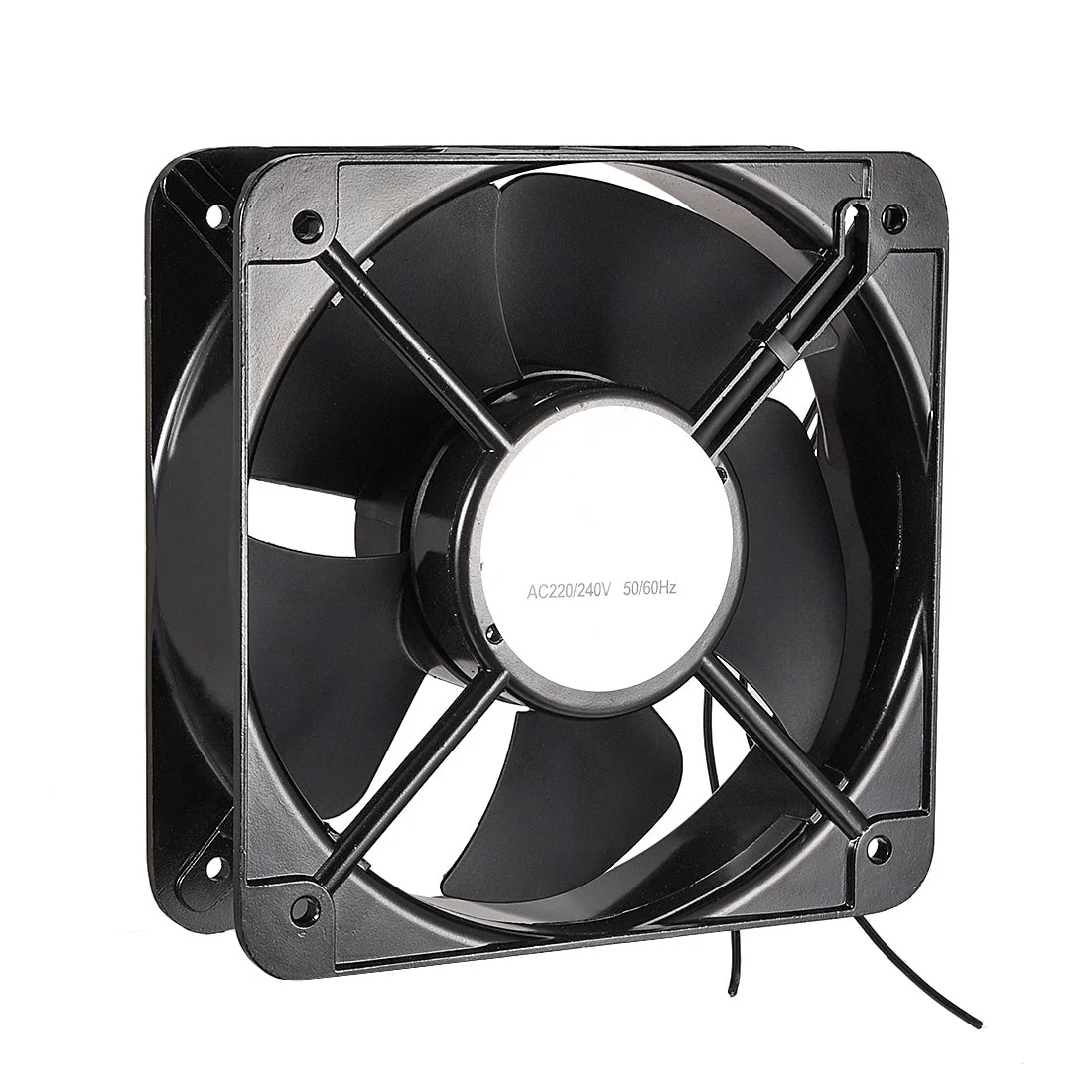 Uxcell Cooling Fan 200mm x 200mm x 60mm FP-20060EX-S1-B AC 220V/240V 0.45A Dual Ball Bearings