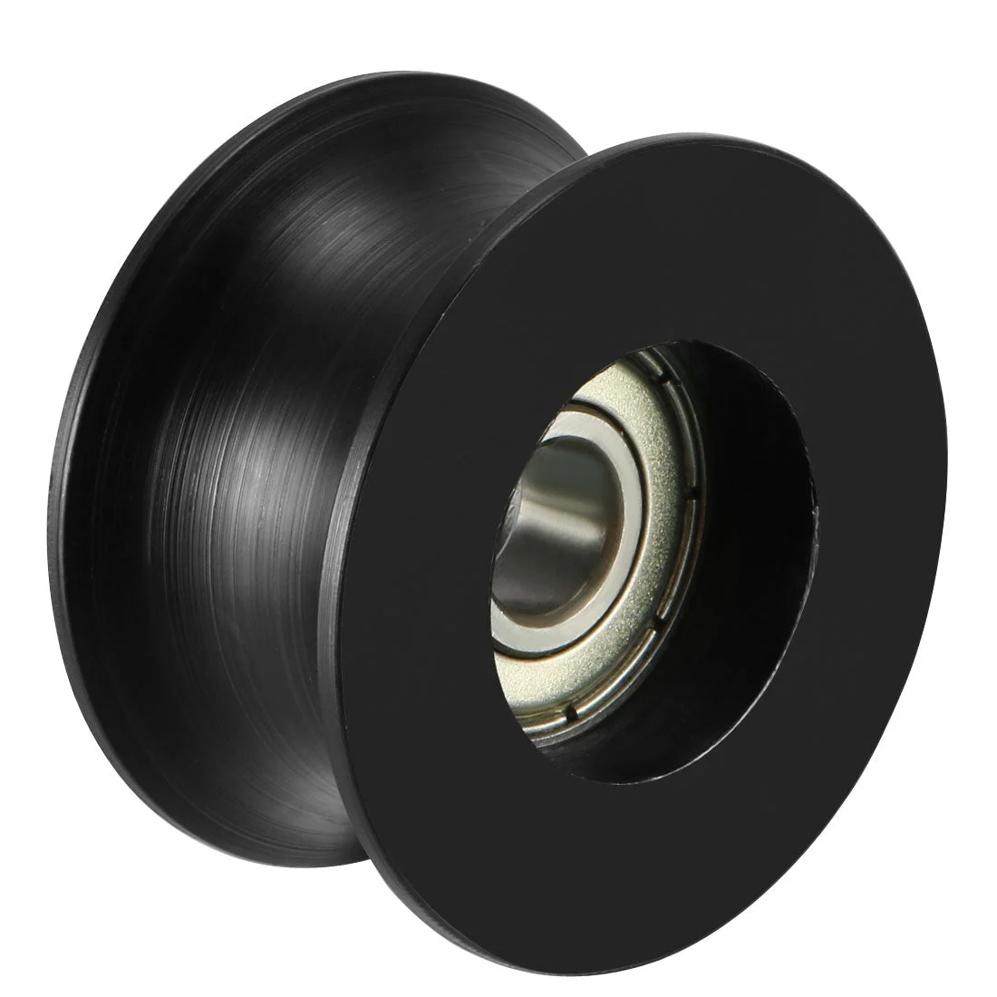 5.7mm Deep Metal V Groove Guide Bearing Pulley Rail Ball Wheel 8x40x20mm