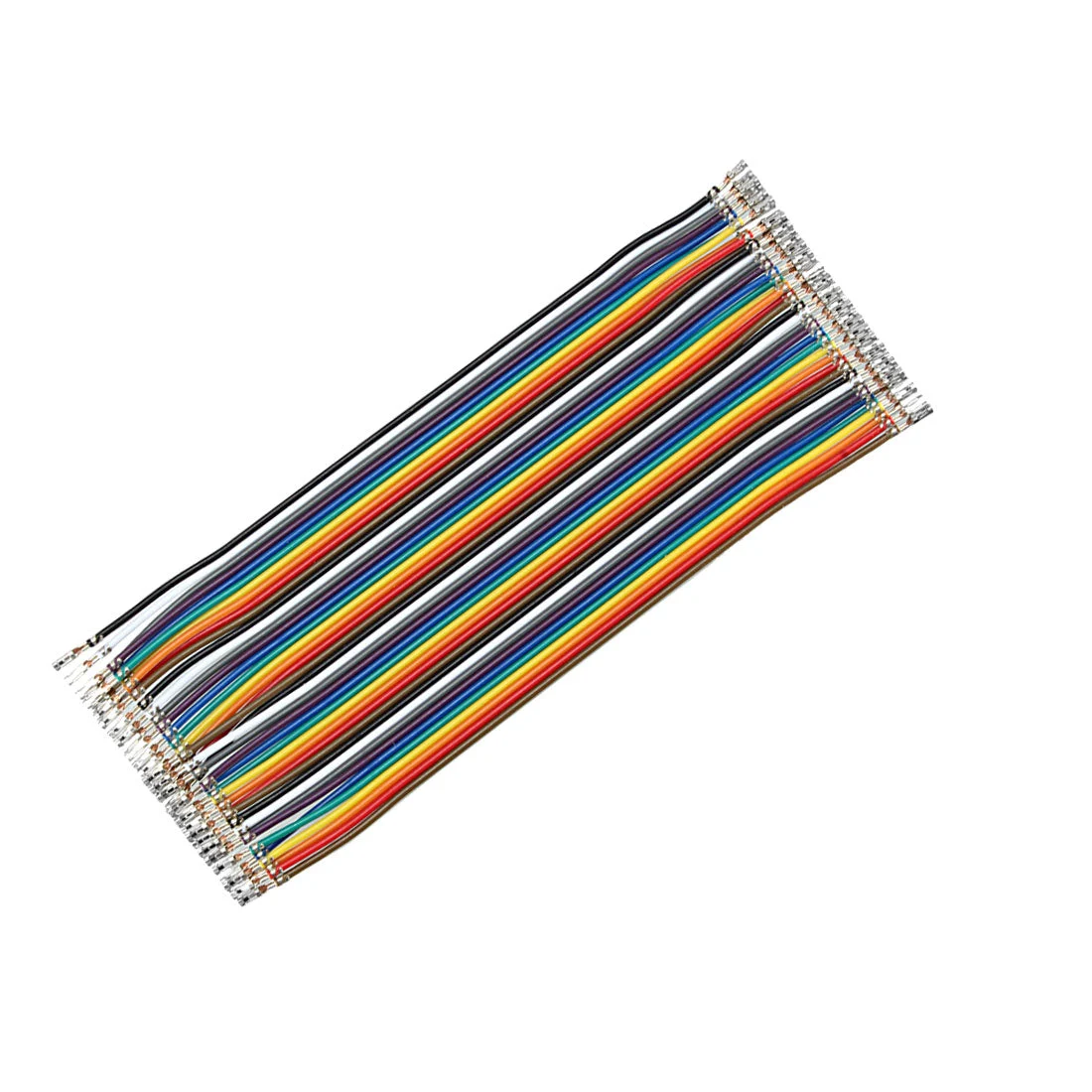 Female to Female 40P Jumper Wire 2.54mm Pitch Ribbon Cable Breadboard DIY 15cm Long