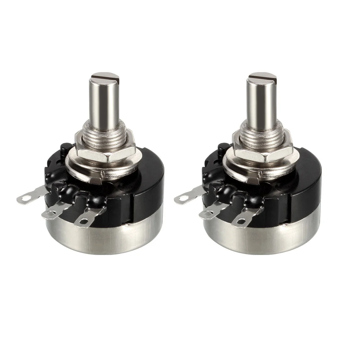 RV24YN20S 5K Ohm Variable Resistors Single Turn Rotary Carbon Film Potentiometer 2pcs