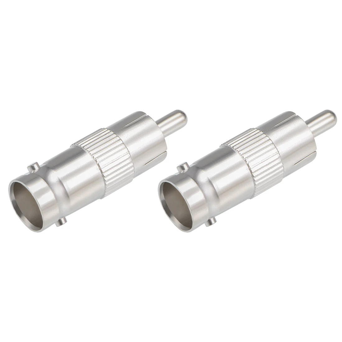 2pcs BNC Female to RCA Male Adapter Coaxial Cable Connector for CCTV Security Camera