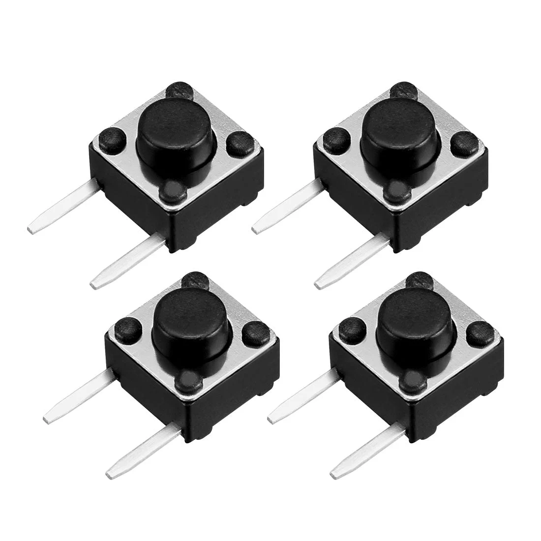 6x6x5mm Panel Mini/Micro/Small PCB Side 2 Terminals Tact Push Button Switch DIP 55PCS