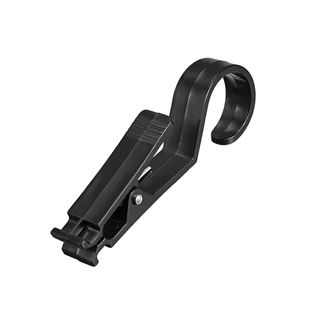 Curtain Clips Hooks Plastic for Drapery, Photos, Clothing and Home Decoration Black 10 Pcs