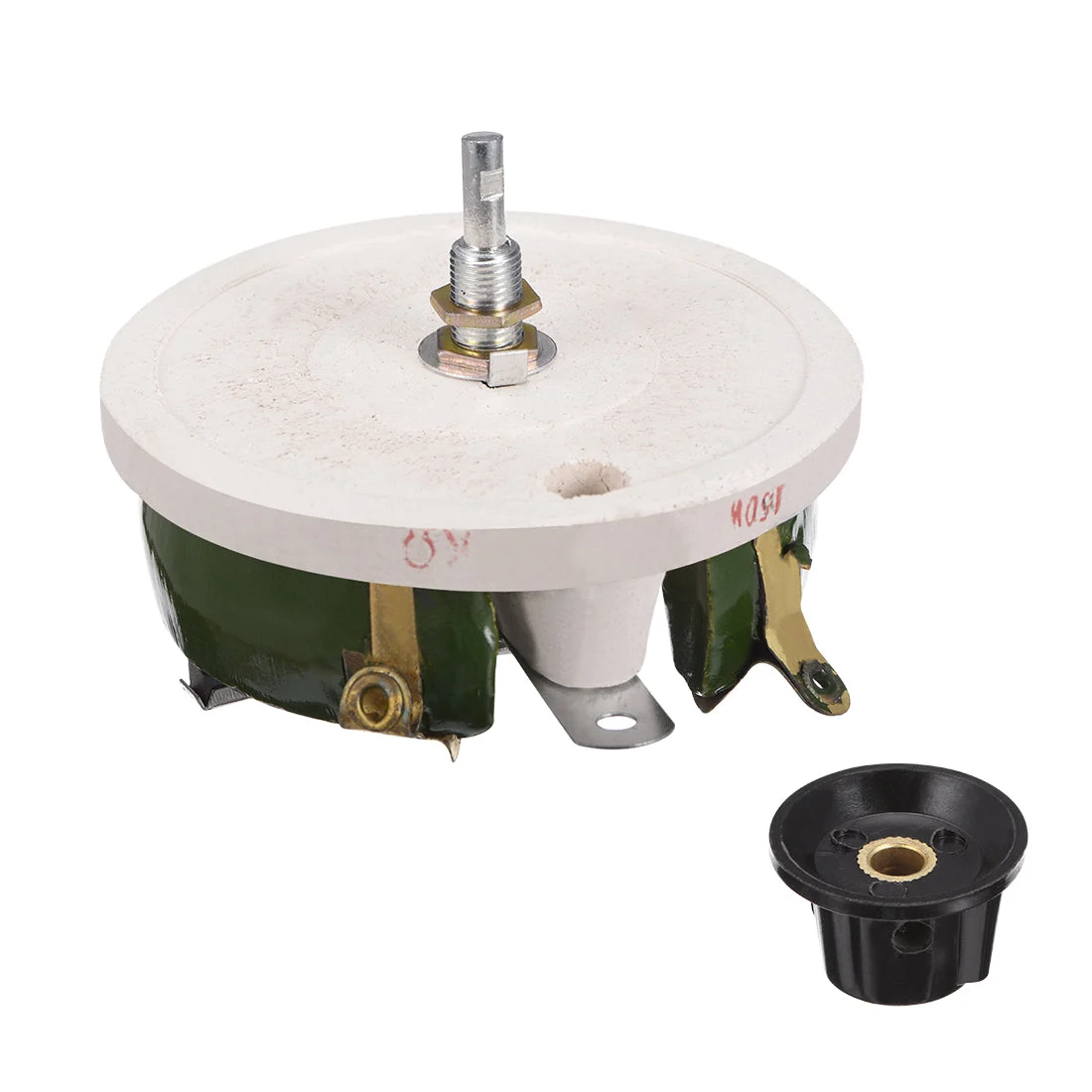Uxcell Wirewound Ceramic Potentiometer Variable Rheostat Resistor 150W 1K Ohm With Knobs