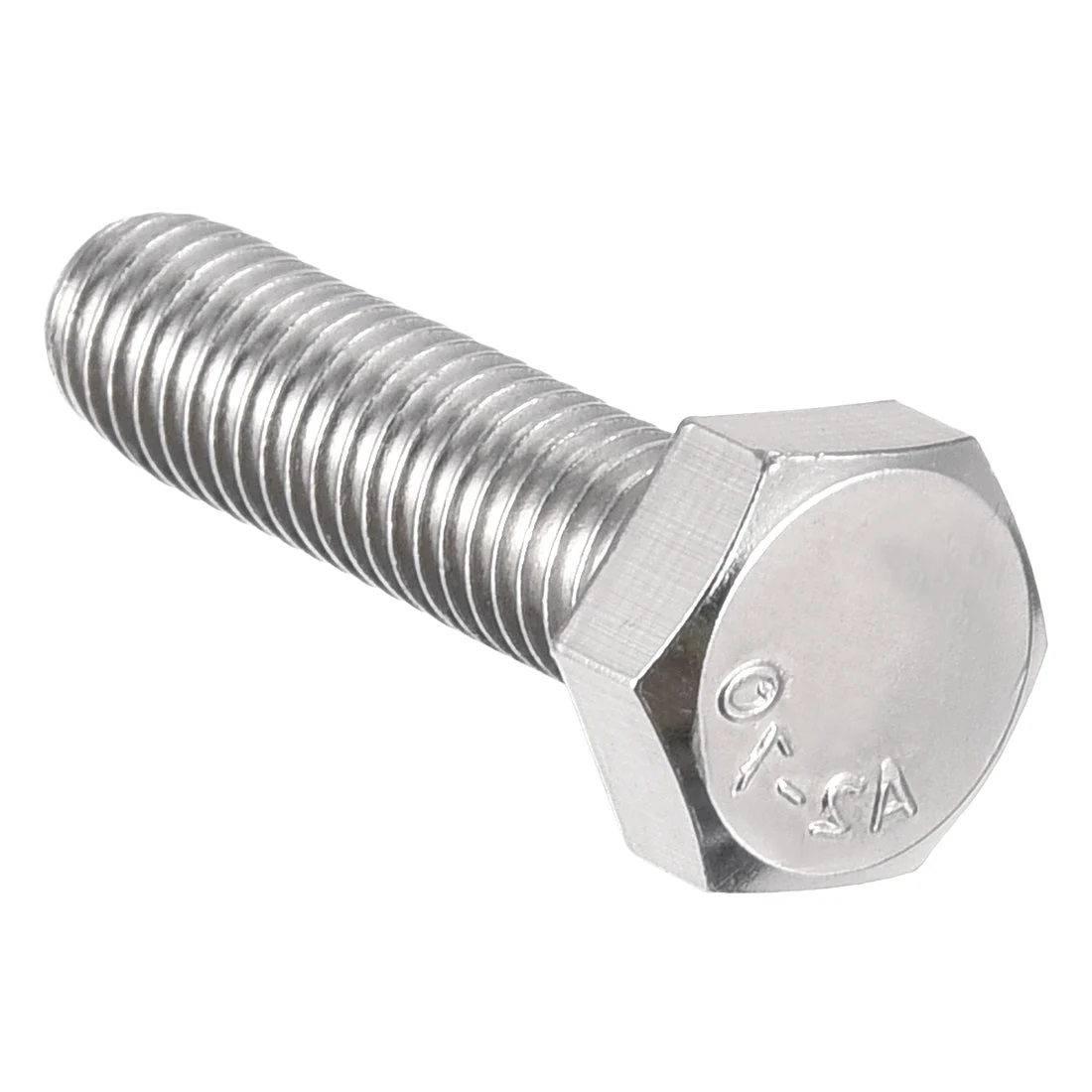 M10x40mm Hex Bolts 304 Stainless Steel Hexagon Left Hand Screw Bolt