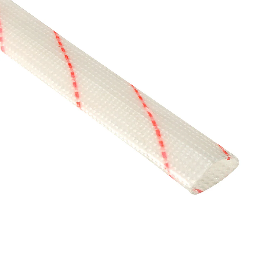 Fiberglass Sleeve 10mm I.D. PVC Insulation Tubing 1500V Tube Adjustable Sleeving Pipe 125 Degree Centigrade Cable Wrap Wire 885mm 2.9ft White and Red