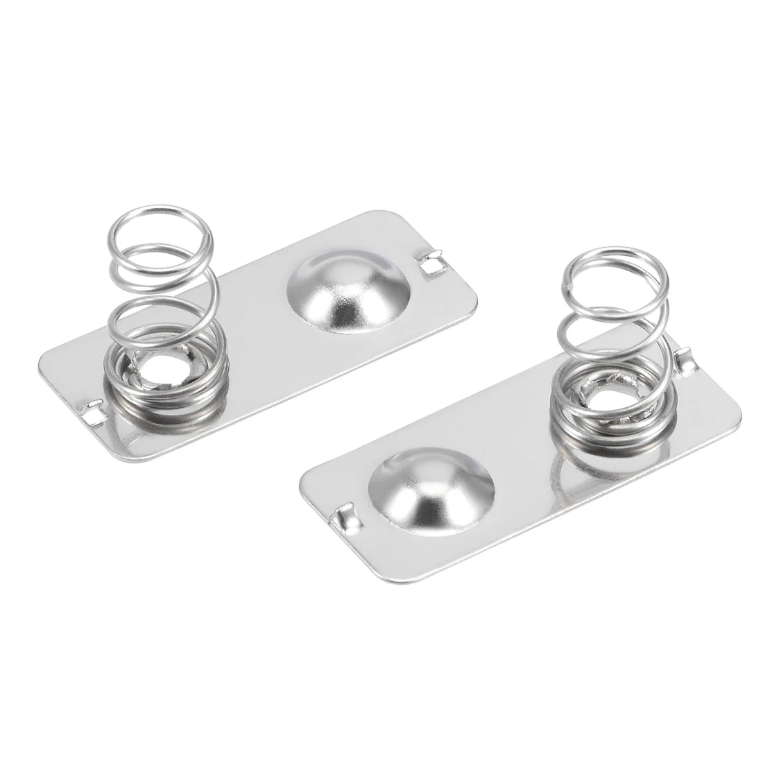 50 Pcs AAA Battery Positive to Negative Conversion Spring Contact Nickeling Plate 21mmx9mmx0.3mm