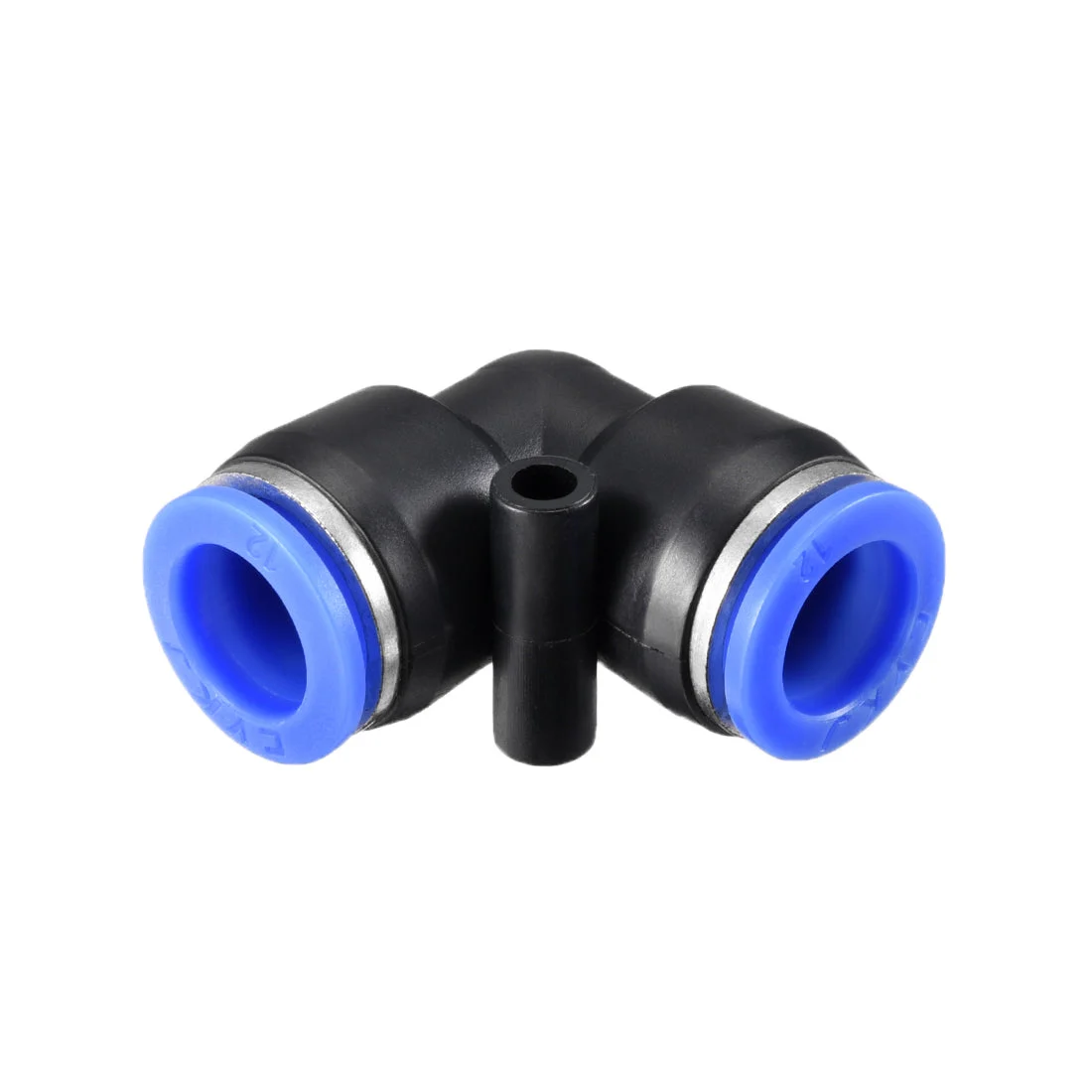 Plastic Elbow Push to Connect Tube Fitting 12mm Tube OD Blue 10pcs