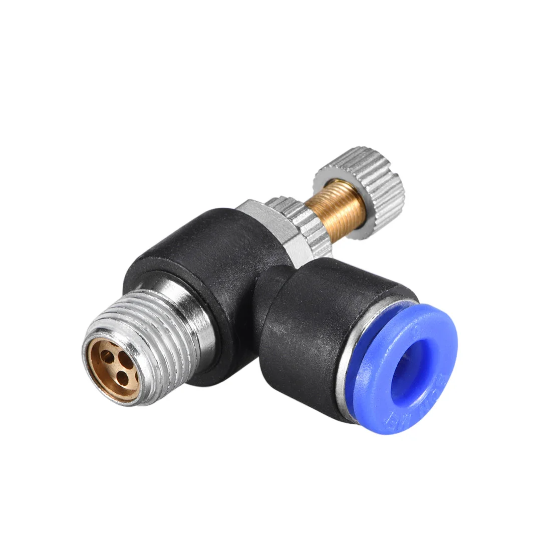 Elbow Air Flow Control Valve 15/64" OD x 1/8" G Speed controller Valve