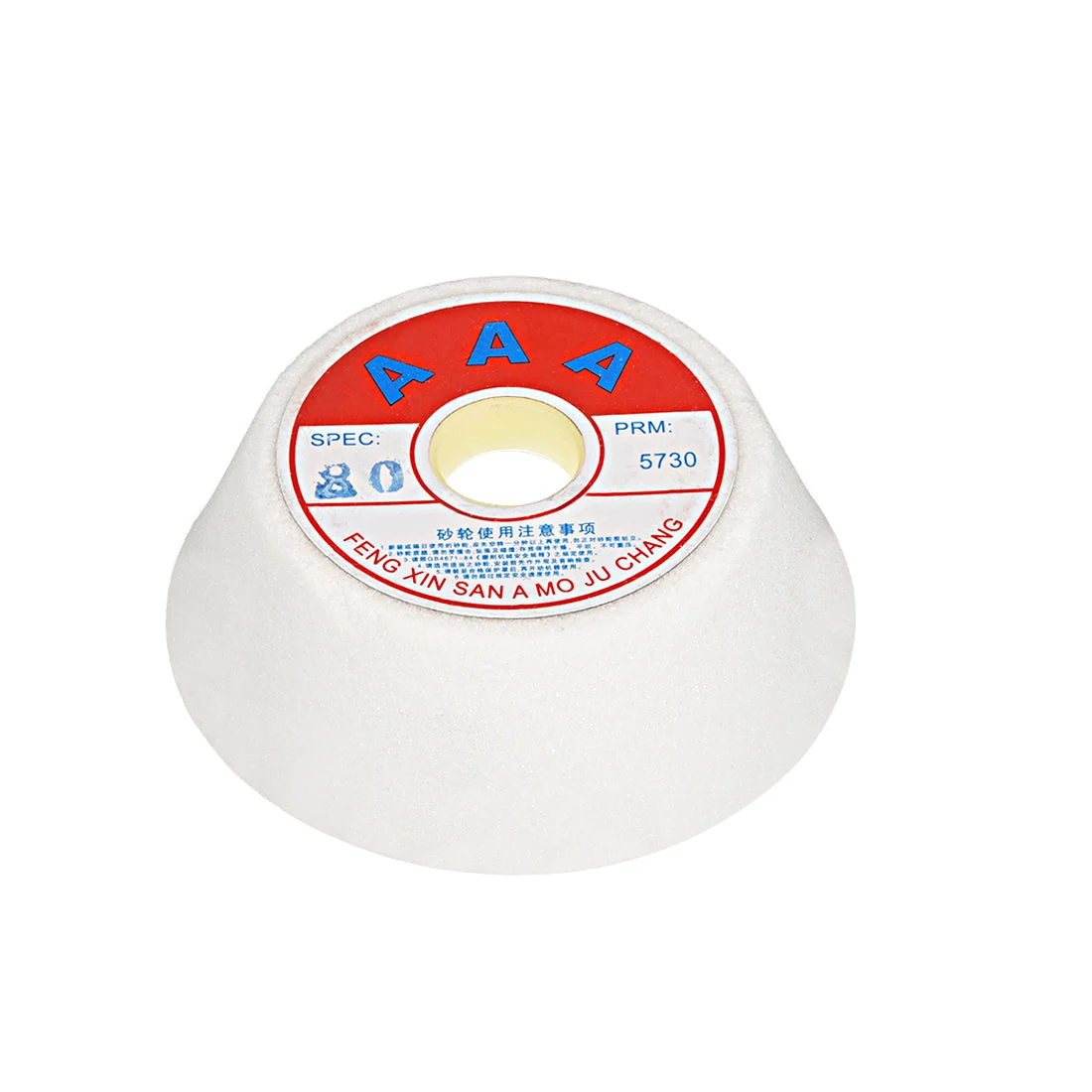 4-Inch Flaring Cup Grinding Wheel 80 Grits White Aluminum Oxide Wheel Surface Grinding Abrasive Wheel Ceramic Tool