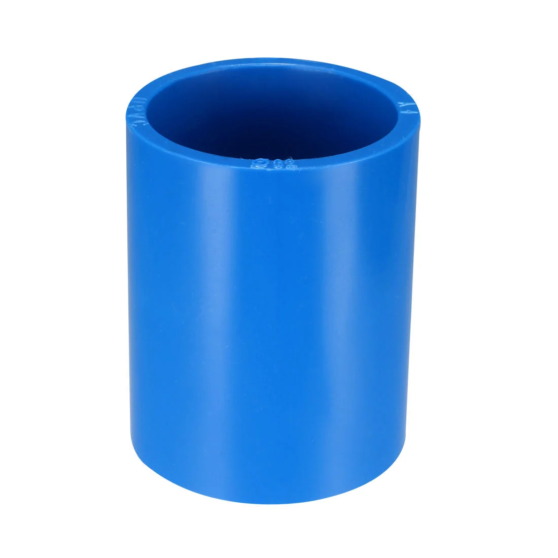 32mm Straight Metric PVC Pipe Fitting Coupling Adapter Connector Blue 5 Pcs