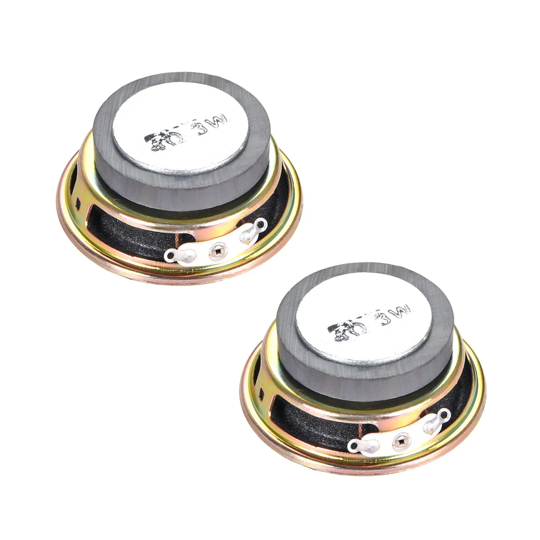 3W 4 Ohm DIY Audio Speaker Loudspeaker 50mm Round Shape 2pcs