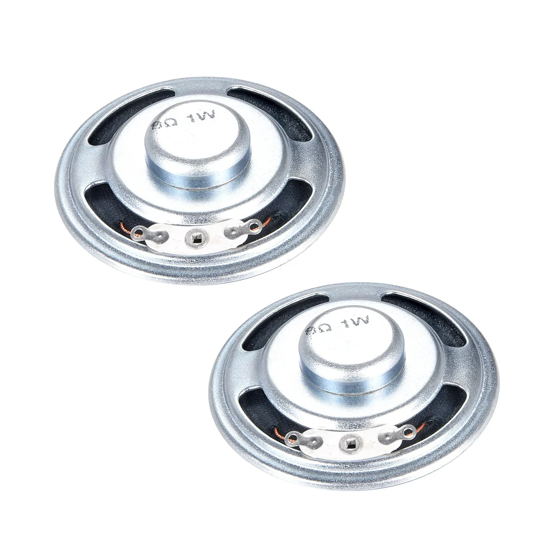 1W 8 Ohm DIY Audio Speaker Loudspeaker 50mm Round Shape 2pcs