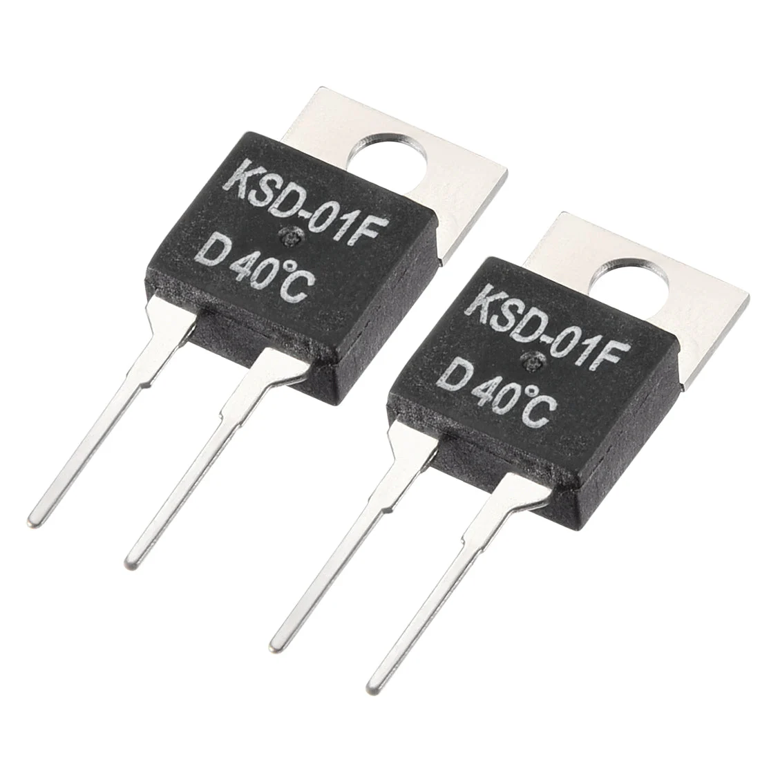 KSD-01F Thermostat, Temperature Controller 40℃ N.C Normal Close 2pcs