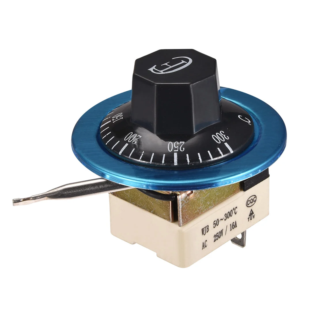 Oven Thermostat, Adjustable Temperature Controller 50-300C 16A 3 Pin 70cm Cable