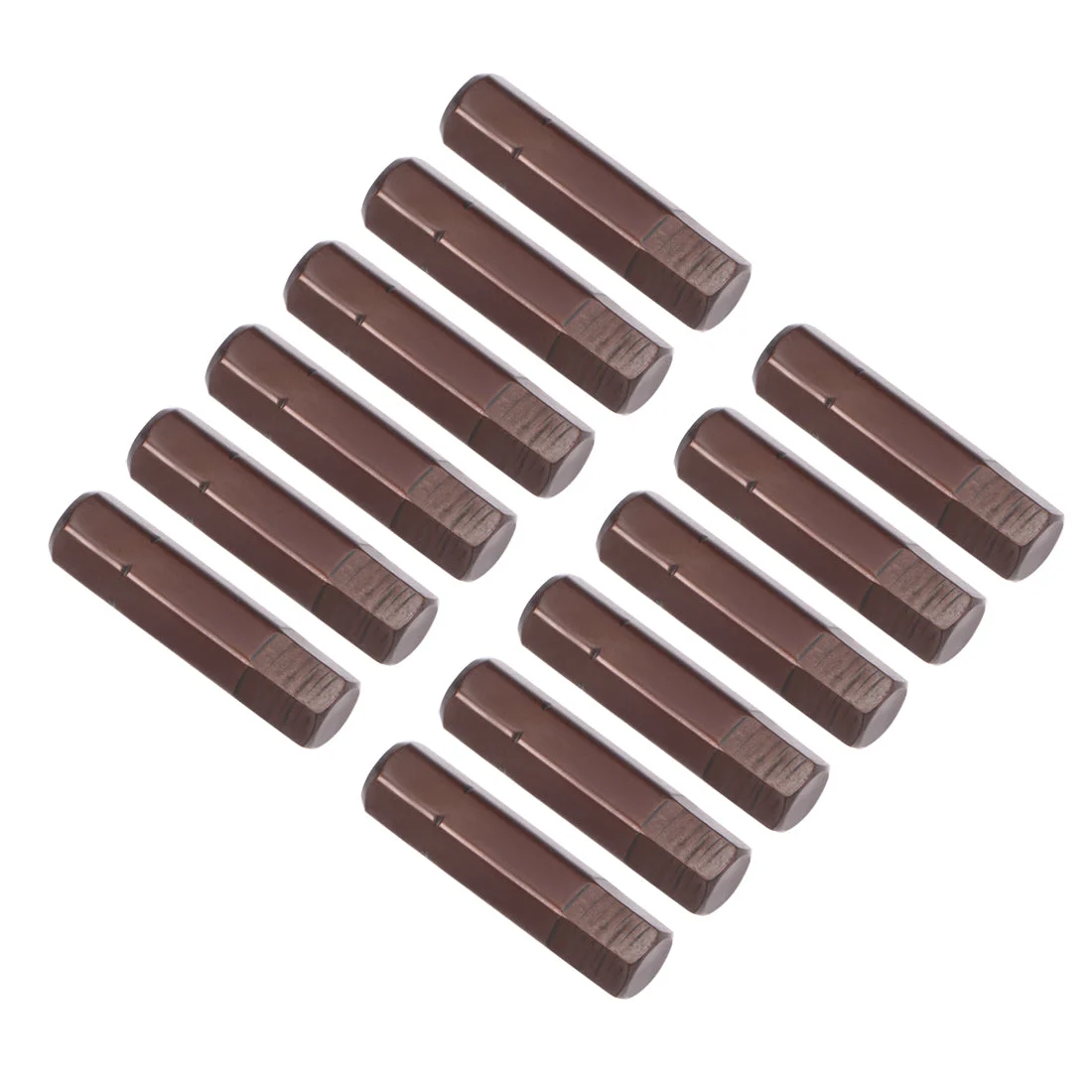 12 Pcs 1/4" Hex Shank 25mm Length Magnetic Hex Head H6 Screwdriver Bits S2 Alloy Steel