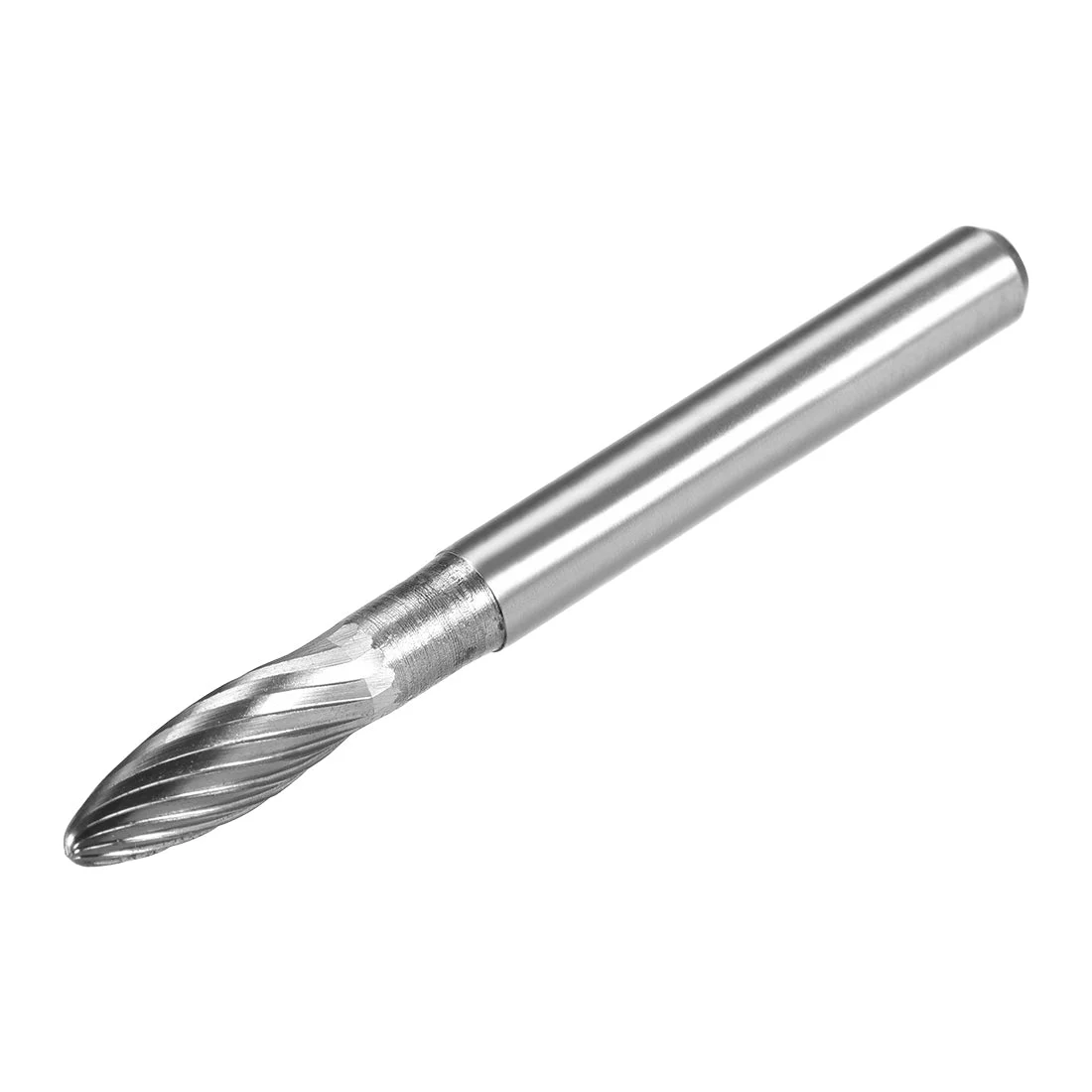 Tungsten Carbide YG8 Single Cut Rotary Burrs File 6mmOval Shape with 1/4" Shank