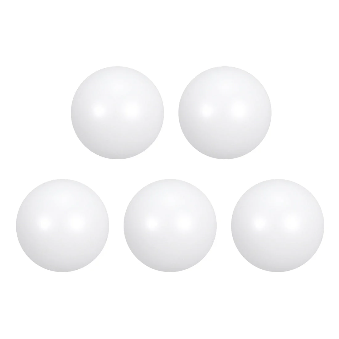 Uxcell PTFE Ball, 7mm Diameter, Ground Finish, Diaphragm Pneumatic Pump White, 5pcs