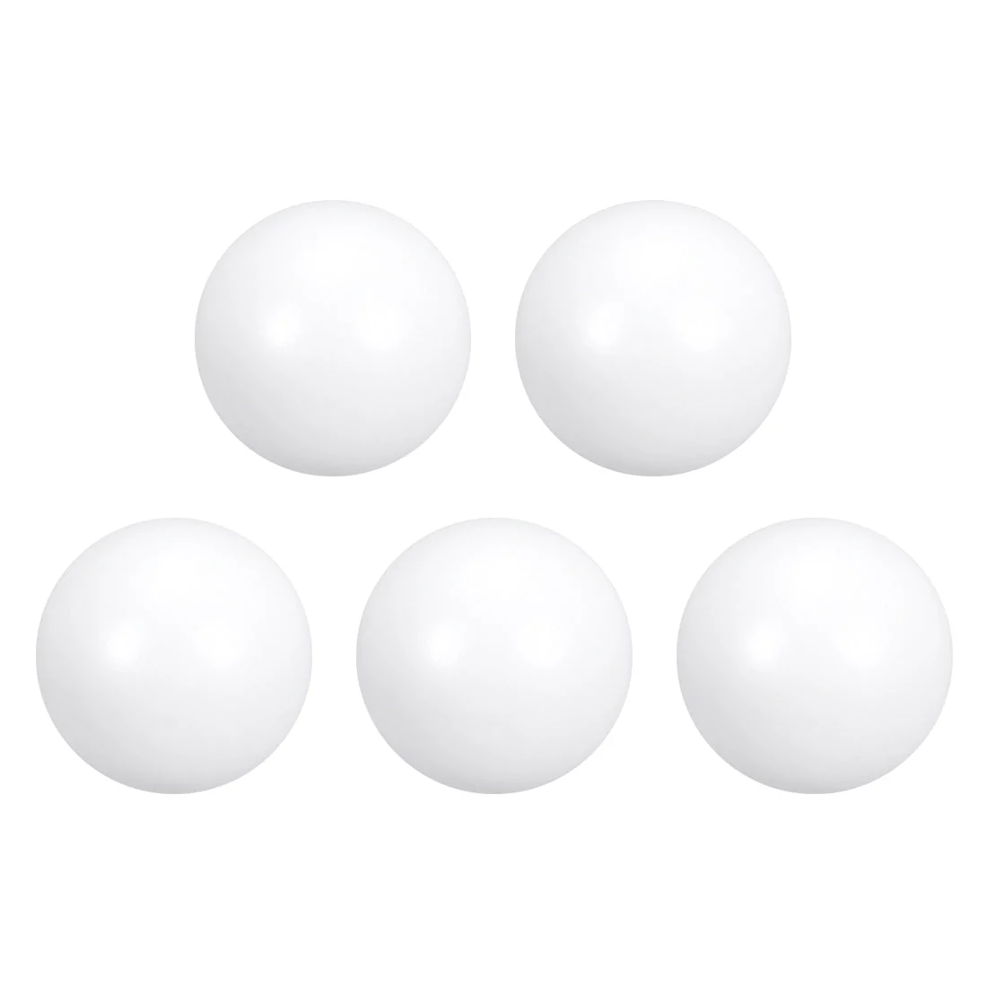 Uxcell PTFE Ball, 9mm Diameter, Ground Finish, Diaphragm Pneumatic Pump White, 5pcs