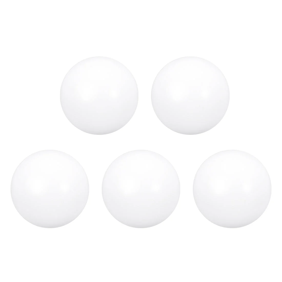 Uxcell PTFE Ball, 25mm Diameter, Ground Finish, Diaphragm Pneumatic Pump White, 5pcs