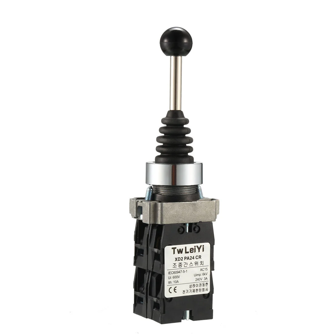 Joystick Switch Controllers 4 Position 4NO Momentary Type 240V/600V 3A/10A 22mm Panel Mount