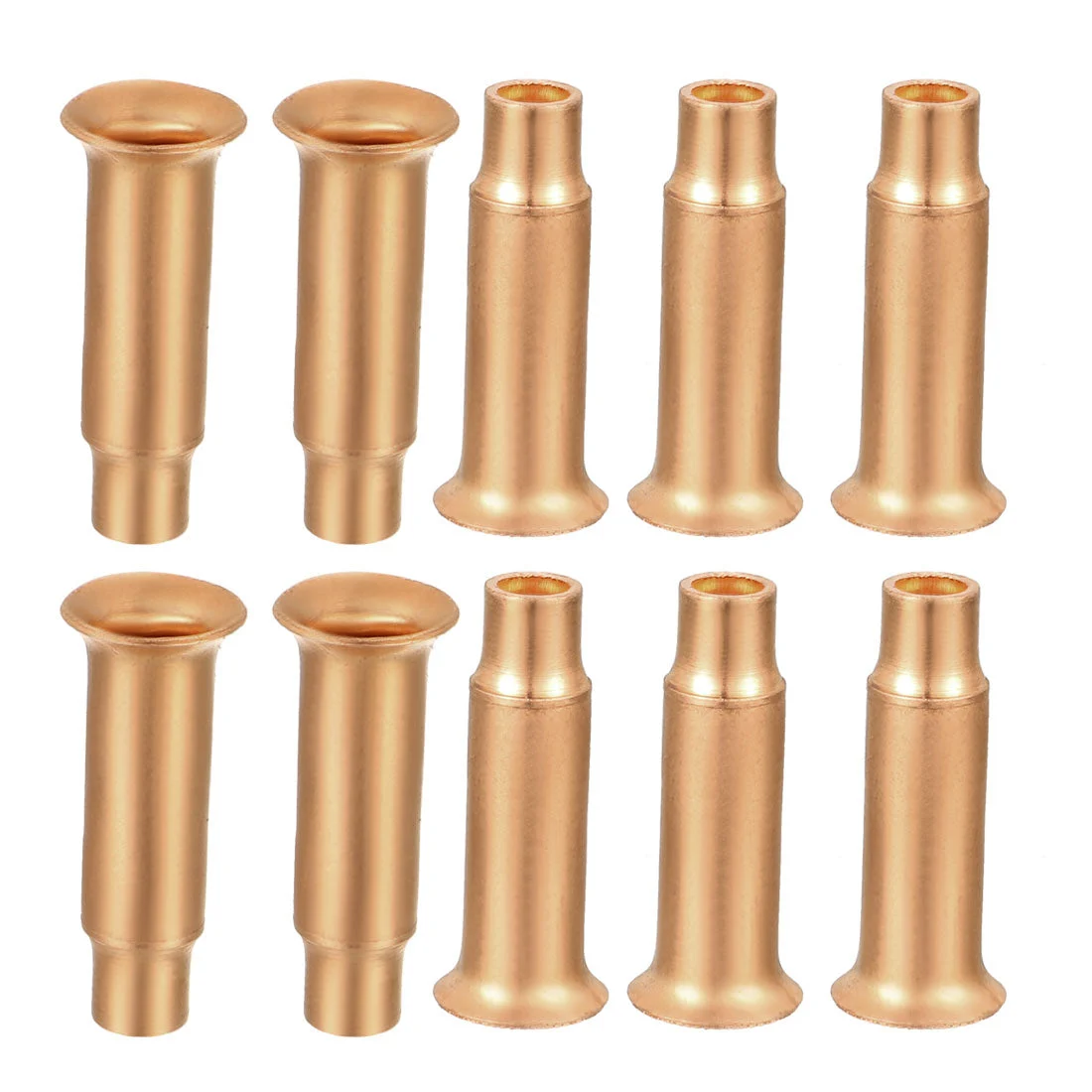 Tube Flare Fitting Copper Tube 5.2mm OD 3.2mm ID for Refrigeration Tubing 10pcs