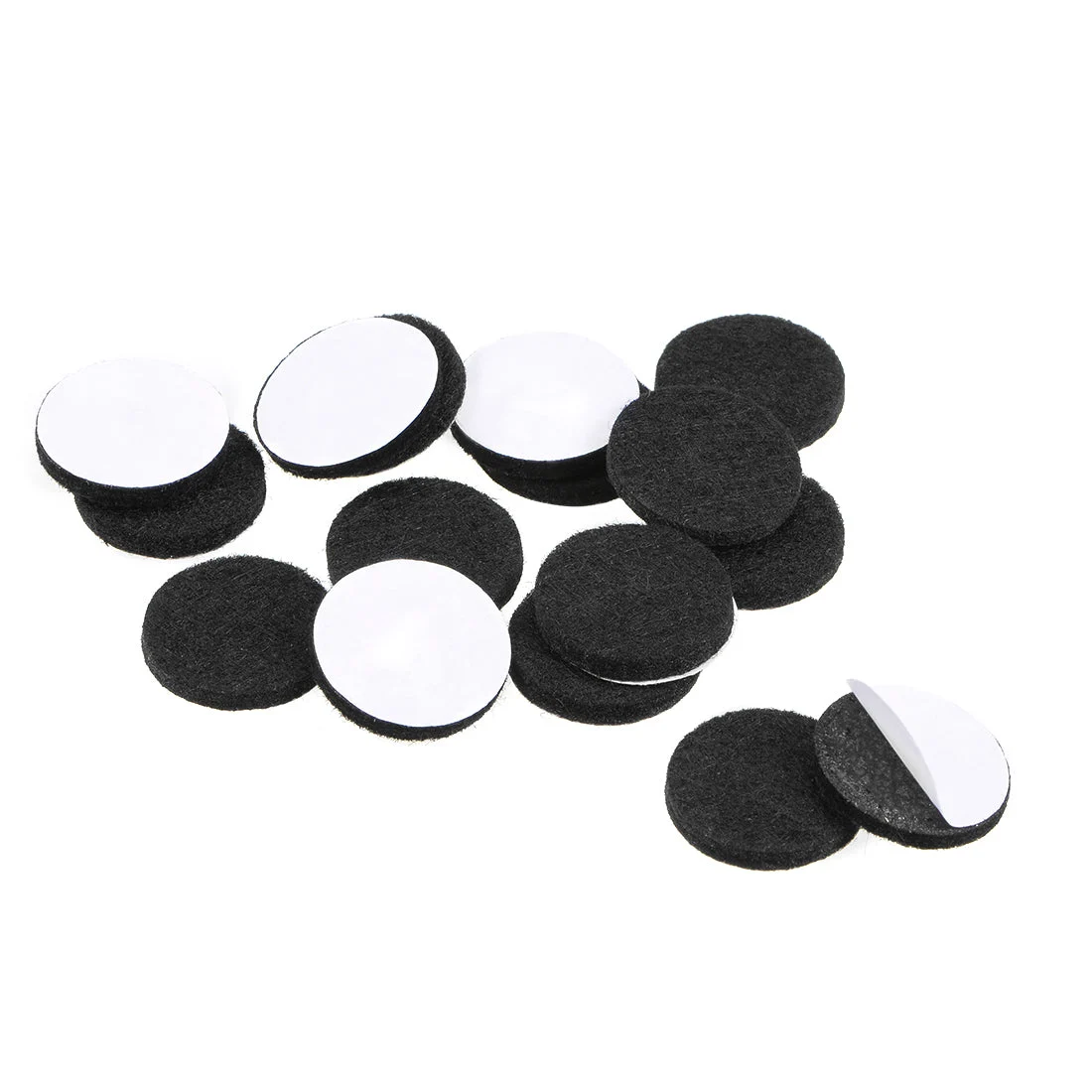 Furniture Pads Adhesive Felt Pads 20mm Diameter 3mm Thick Round Black 28X
