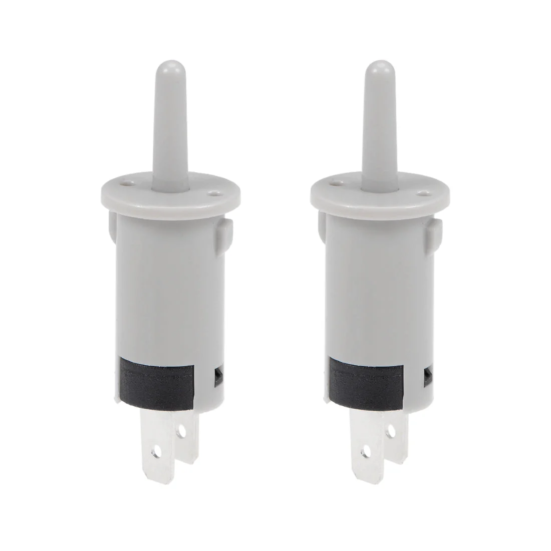 Uxcell Refrigerator Door Light Switch 15mm Momentary Fridge Switch Normally Closed PS-KA5 AC 250V 1A Grey 2pcs