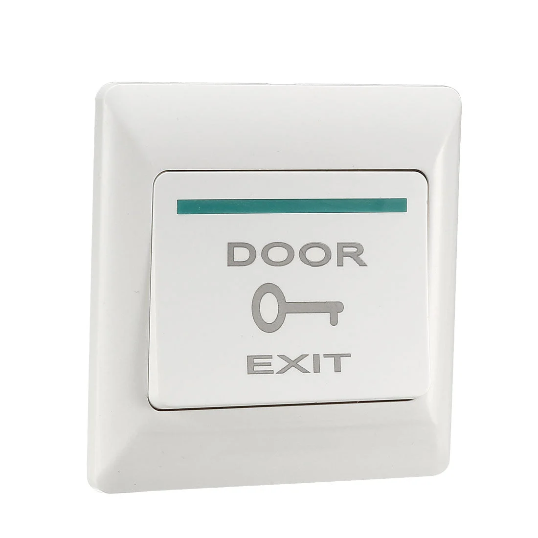 Push to Exit Button Release NO/NC/COM Door Switch Panel 86mmx86mm 36V 3A White