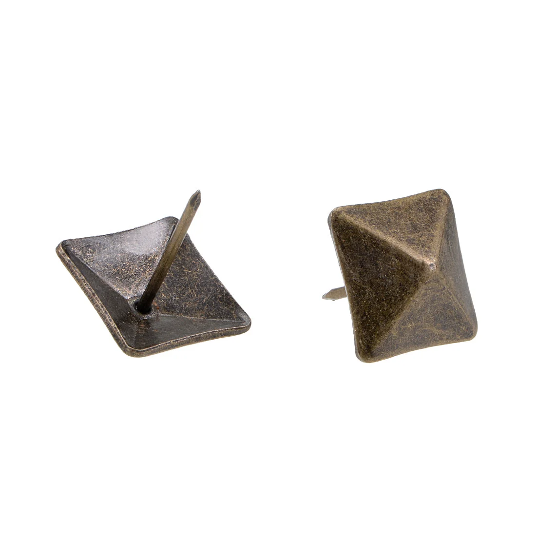 Upholstery Nails Tacks 18mm Square Head Furniture Nails Pins Bronze Tone 40 Pcs