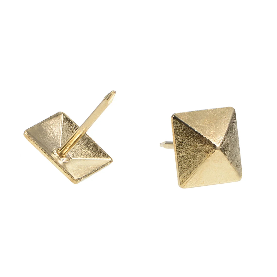 Upholstery Nails Tacks 12mm Square Head Furniture Nails Pins Gold Tone 40 Pcs