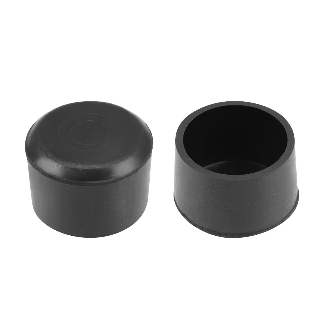 Rubber Furniture Caps 32mm Inner Diameter Round Table Chair Legs Covers 4Pcs