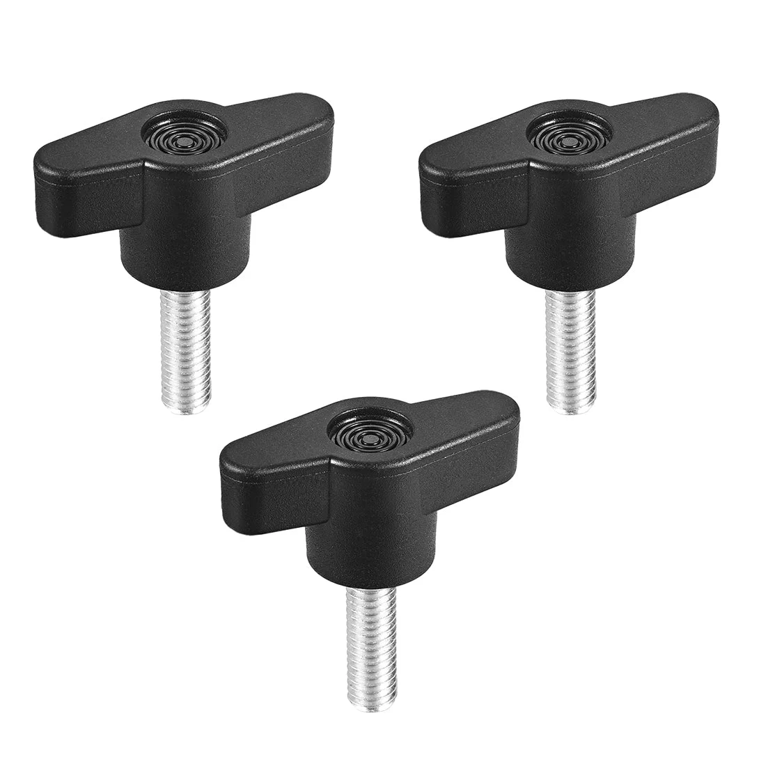 Clamping Handle Gripandles Screw Knobs Handgrips M6 x 20mm Threaded T-Shape 3pcs