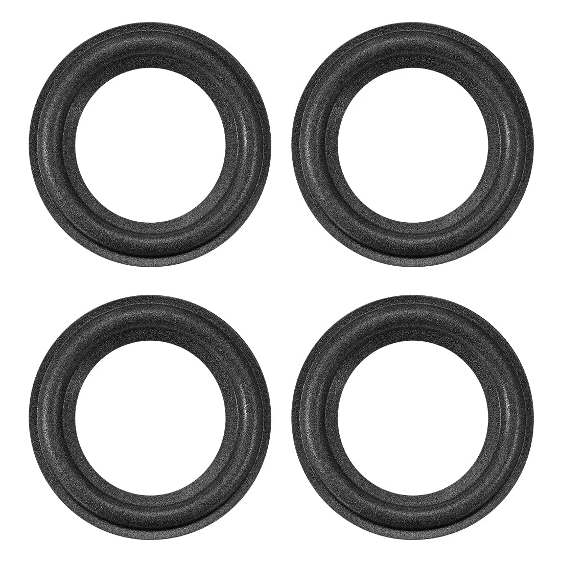 Uxcell 2.5" 2.5 Inches Foam Edge Surround Rings Replacement Parts for 4pcs